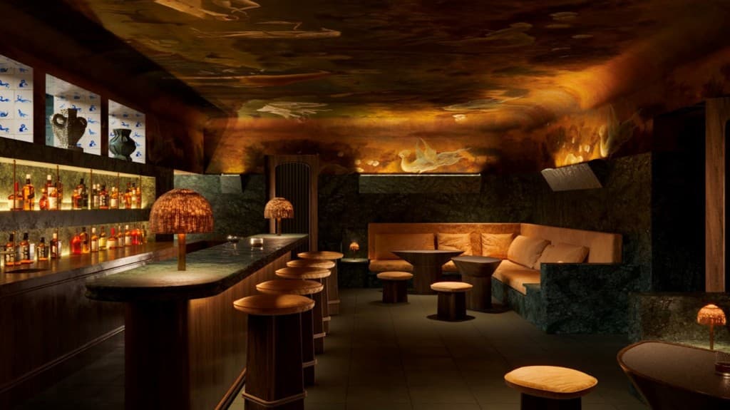 Hotel Esencia bar or lounge interior